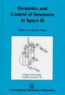 Tapa de Dynamics and control of structures in space III