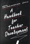 Tapa de A handbook for teacher development