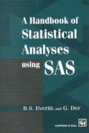 Tapa de A handbook of statistical analyses using SAS