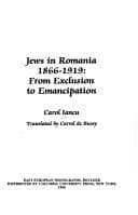 Tapa de Jews in Romania, 1866-1919