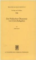 Tapa de Zur politischen Ökonomie von Umweltabgaben