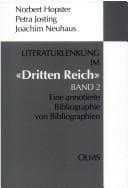 Tapa de Literaturlenkung im "Dritten Reich"