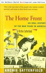 Tapa de The Home Front: An Oral History of the War Years in America