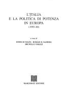 Tapa de L'Italia e la politica di potenza in Europa (1950-60)