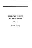 Tapa de Ethical issues in research