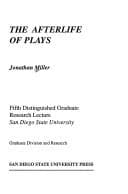 Tapa de The afterlife of plays