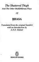 Tapa de The shattered thigh and the other Mahābhārata plays of Bhasa
