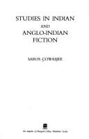Tapa de Studies in Indian and anglo-Indian fiction