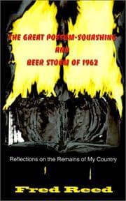Tapa de The Great Possum-Squashing and Beer Storm of 1962