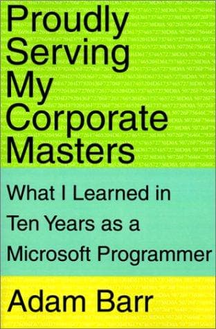 Tapa de Proudly Serving My Corporate Masters
