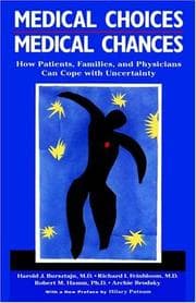 Tapa de Medical choices, medical chances