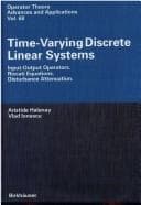 Tapa de Time-varying discrete linear systems