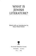 Tapa de What is Jewish literature?