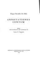 Tapa de Annotationes centum