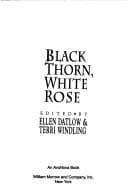 Tapa de Black thorn, white rose