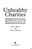 Tapa de Unhealthy charities