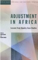 Tapa de Adjustment in Africa