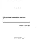 Tapa de American Indian Persistence and Resurgence (a boundary 2 book)