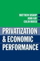 Tapa de Privatization and economic performance