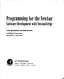 Tapa de Programming for the Newton