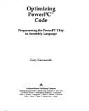 Tapa de Optimizing PowerPC code