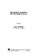 Tapa de Phonological Acquisition and Phonological Theory