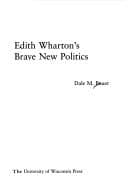 Tapa de Edith Wharton's brave new politics