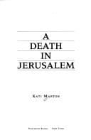 Tapa de A death in Jerusalem