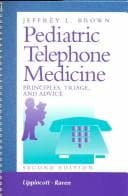 Tapa de Pediatric telephone medicine