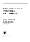 Tapa de Thrombolytic therapy for peripheral vascular disease