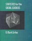 Tapa de Statistics for the Social Sciences