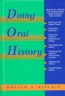 Tapa de Doing oral history