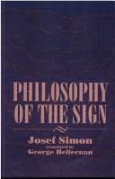Tapa de Philosophy of the sign