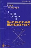 Tapa de A short course in general relativity