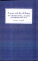 Tapa de Science and social status