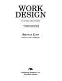 Tapa de Work design