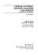 Tapa de Linear control systemanalysis and design