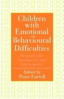Tapa de Children with emotional and behavioural difficulties