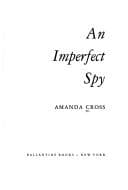Tapa de An imperfect spy