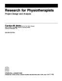 Tapa de Research for physiotherapists