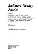 Tapa de Radiation therapy physics