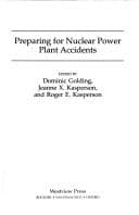 Tapa de Preparing for nuclear power plant accidents