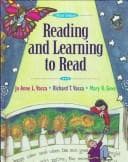 Tapa de Reading and learning to read