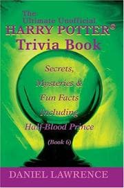 Tapa de The Ultimate Unofficial Harry Potter® Trivia Book