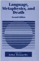 Tapa de Language, Metaphysics, and Death