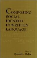 Tapa de Composing social identity in written language