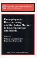Tapa de Unemployment, restructuring, and the labor market in Eastern Europe and Russia