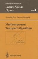 Tapa de Multicomponent transport algorithms