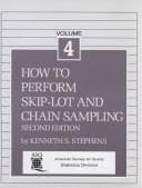Tapa de How to perform skip-lot and chain sampling