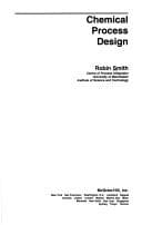 Tapa de Chemical process design